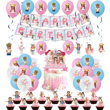 Roblox Birthday Decor Roblox Birthday Decor Roblox Party Supplies Roblox Birthday Balloons Roblox Balloon Decor Roblox Cake Topper Roblox Birthday