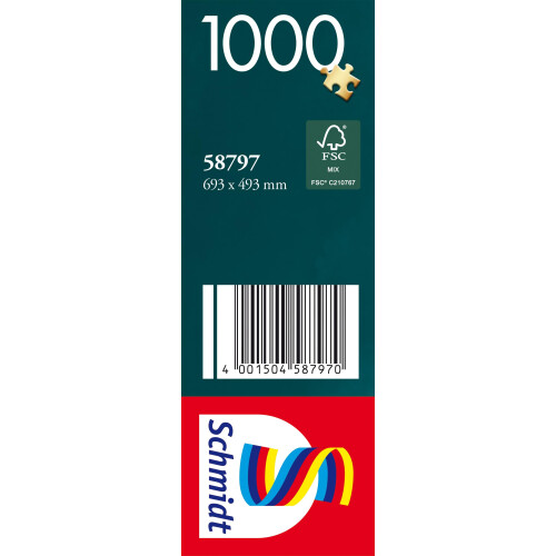 Quebra-cabeça 1000 peças - SCHMIDT SPIELE - Thomas Kinkade Studios - Farol da Esperança - 1000 pcs 1