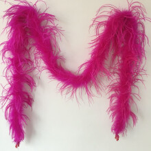 Sowder 72inch Length 1ply Ostrich Feather Boa for Wedding/party Decoration, Feather Scraf