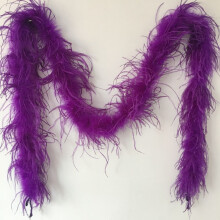Sowder 72inch Length 1ply Ostrich Feather Boa for Wedding/party Decoration, Feather Scraf
