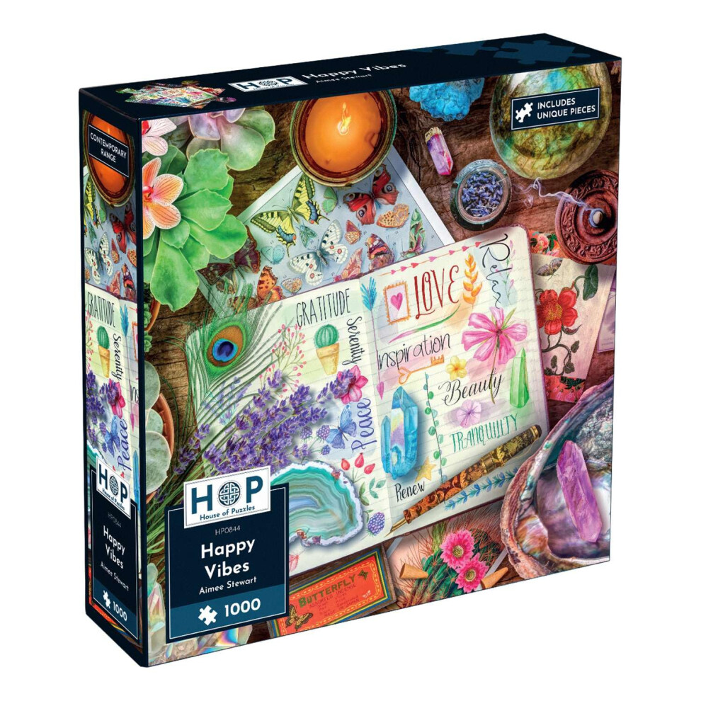 B&Q -  Happy Vibes1000 Piece Jigsaw Puzzle - Image 6