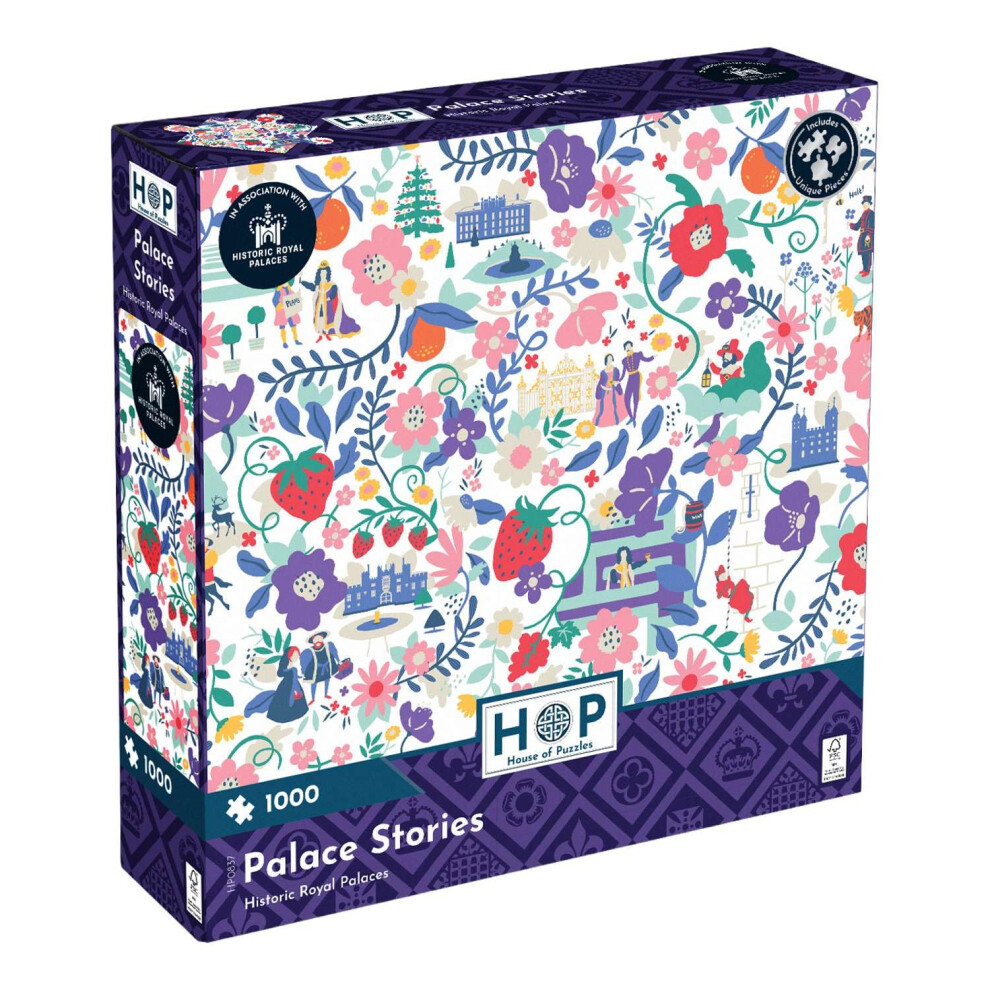 The House Of Puzzles Unisex Multicolor Palace Stories 1000 Piece Jigsaw Puzzle | Size: 1000 Pieces - Image 5