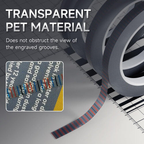stedi Scribing Tape with Printed 1mm Scale Ruler (3mmx33m+6mm*33m/2pcs) 1