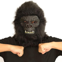 Animal Gorilla Mask, Monkey Latex Head Mask Novelty Halloween Fancy Dress Party Costume