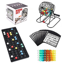 Deluxe Metal Bingo Game Set,Fun Family Bingo Night