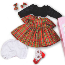 ZIYIUI Reborn Dolls Clothes Girls Camouflage Red Skirt Reborn Dolls Clothes 24 inch ,Suitable 22-24 Inch Baby Doll Newborn Girl Cothes Gift