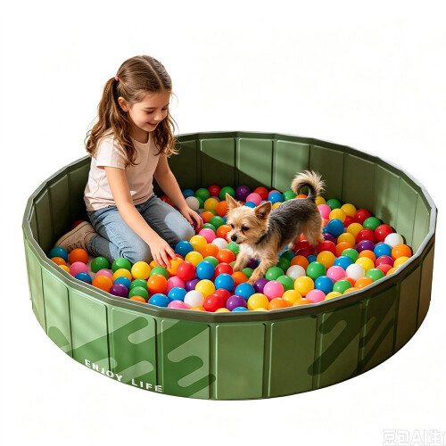 Ball Pit, 100cm Foldable Baby Ball Pit for Baby