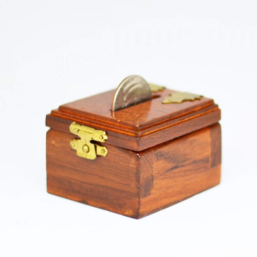 MilesMagic Magician's Ching Ling Coin Box Penetration Coin Through Solid Glass Sheet Gimmick for Real Magic Trick 1