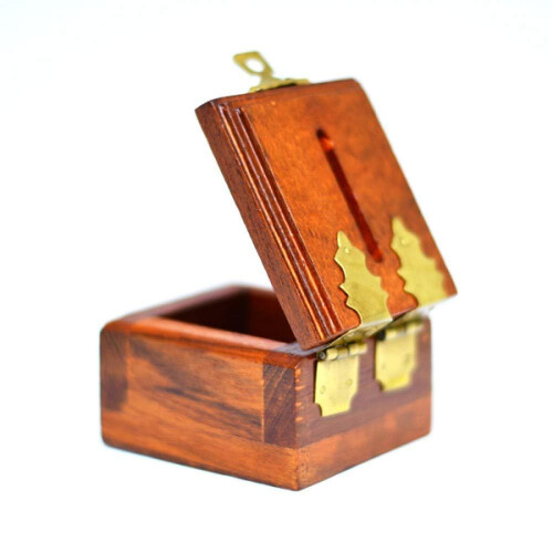 MilesMagic Magician's Ching Ling Coin Box Penetration Coin Through Solid Glass Sheet Gimmick for Real Magic Trick 2