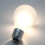 MilesMagic Close Up Comedy Magic Lamp LED Glow In Hand, Push Button Model Gimmick Battery Light Bulb for Magic Trick, White 3