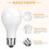 MilesMagic Close Up Comedy Magic Lamp LED Glow In Hand, Push Button Model Gimmick Battery Light Bulb for Magic Trick, White 8