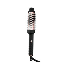 Electric Thermal Styling Brush 4cm with Negative Ions Anti-Frizz to Straighten,Style & Add Volume-Black or EU Plug