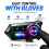Kit 2 X3 PRO  6.0 Intercoms for Motorcycle Helmet 1000m IP67 RGB USB-C 10