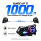 Kit 2 X3 PRO  6.0 Intercoms for Motorcycle Helmet 1000m IP67 RGB USB-C 4