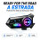 Kit 2 X3 PRO  6.0 Intercoms for Motorcycle Helmet 1000m IP67 RGB USB-C 7