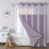 (Algae Blue)Waffle Weave Waterproof Shower Curtain With Solid Color For Daily Usage Bathroom 14