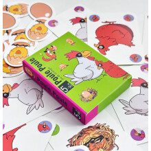 (Green)Hot Board Games Chicken Chiu Board Black Sheep Piou Cards Intellectual Kid Toy