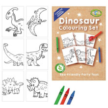 (Pack of 1) Sustainable Dinosaur Colouring Set