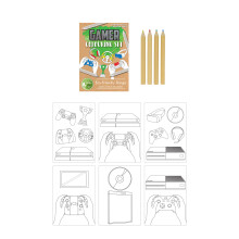 (Pack of 1) Eco Friendly Mini Gamer Colouring Set
