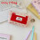 (Red) Capacity Large Stylish Fabric Pencil Case With Multifunction Storage For And School Work 1