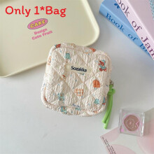 (Good Night Bear) Hygiene Multipurpose Girls Storage Bag Made Of Polyester Napkins For Sanitary