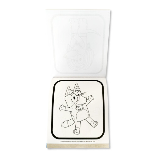 (1 Set) Bluey Carry Along Colouring Set 2