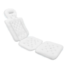 Almofada de travesseiro de banheira impermeável para suporte de corpo inteiro em casa ferramenta banheiro