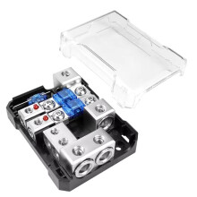LED-Lichtsicherung und 2-in-1-Verteilerkasten Multifunktionale 2-Kanal-Autokraftstoffsicherung