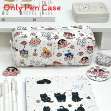 (PigNose) School Supplies Stationery Organizer With Foldable Design And Polyester Students Fabric For