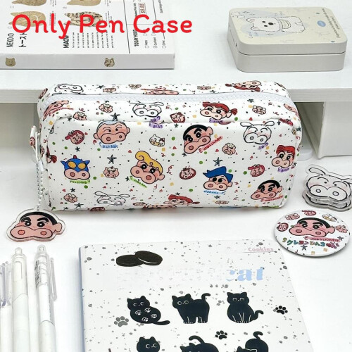 (PigNose) School Supplies Stationery Organizer With Foldable Design And Polyester Students Fabric For