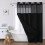 (Navy Blue)Waffle Weave Waterproof Shower Curtain With Solid Color For Daily Usage Bathroom 2