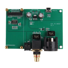 Interface XMOS Italie I2S Vers Carte de Sortie Symétrique Coaxiale AES/EBU WM8805 Récepteur Audio Numérique 16/24 Bits 44,1-192 KHz