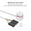 2X 2M Portable LED Lights Computer Desktop  PC External Start Power /Off Button Extension Cable, RGB Light 4