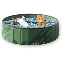 Foldable Cat Ball Tray – 32-inch Indoor & Outdoor Ball Nest Playpen