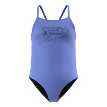 (16 Years, Black) Speedo Girls Endurance+ Thin Strap One Piece Swimsuit
