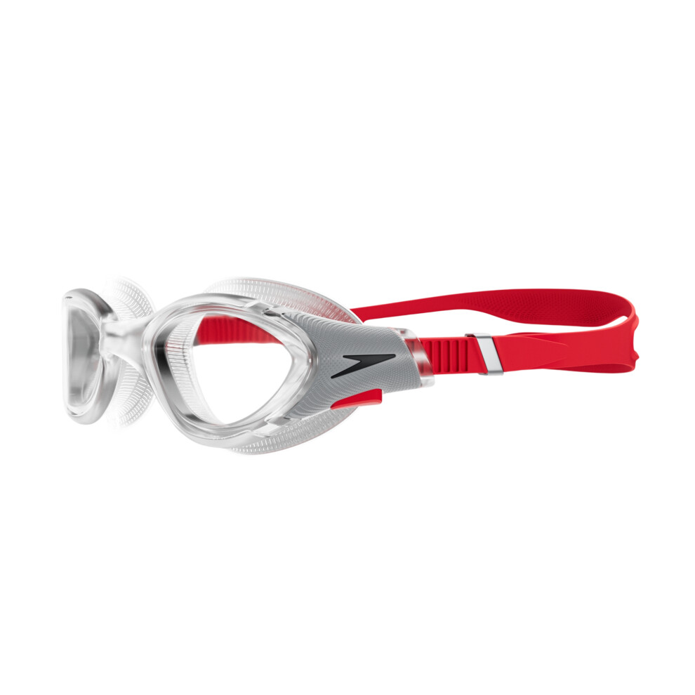 Speedo (One Size, Red) Unisex Adult Biofuse 2.0 Swimming Goggles