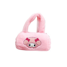 (My Melody) Sanrio Cinnamoroll Lotso My Melody Kuromi Pompompurin Plush Kids Handbag Cartoon