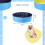 Foldable Dog Pool – Non-Slip Backyard Splash Pool for Small Dogs (Blue) 2