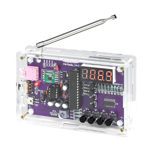 Handmade Radio Kit, Electronics Kit, Beginners Electronic Project Kit, STEM Project Educational Activities for College Students Learning