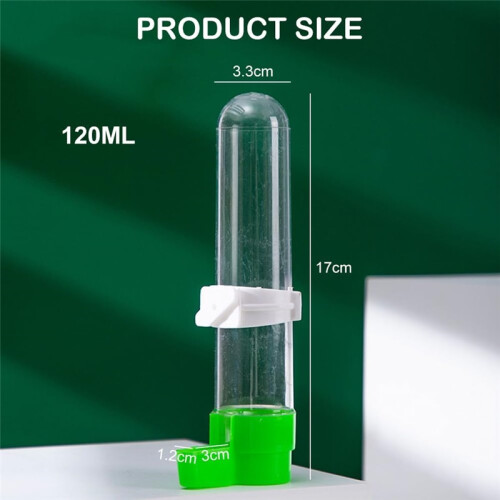 Automatic Bird Water Dispenser – 3-Pack 120ml Drinker for Pet Birds 1