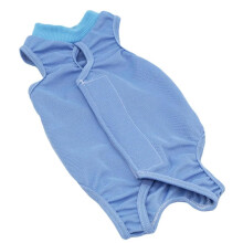 Antilicking Sterilization Cat Clothes For Small Dogs And Cats Breathable AntiScratch Body Strap Vest Blue S