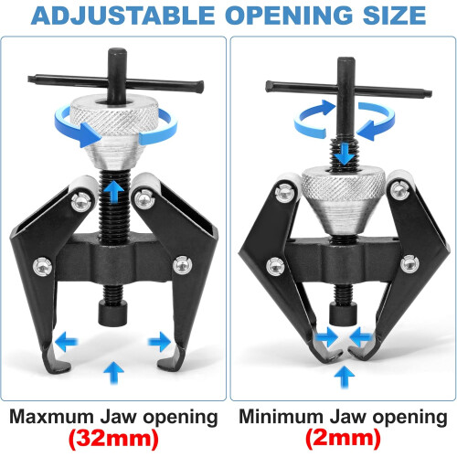 Wiper Arm Puller, Pack of 2, Universal Wiper Arm Disassembly Tool, Adjustable 1