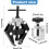 Wiper Arm Puller, Pack of 2, Universal Wiper Arm Disassembly Tool, Adjustable 5