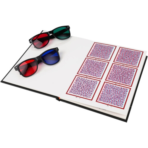 Vision Test Chart Book Random Dot Stereogram 19 x 26 cm Comprehensive Eye Exam Kit Includes 2 Glasses For Astigmatism 1