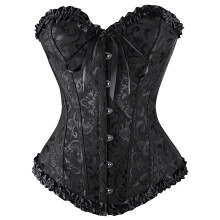 Vintage Corset Women's Costume Large Sizes XL Black