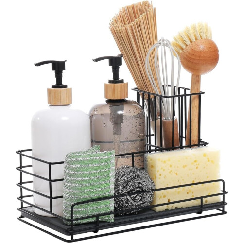 Smart sink holder with quickdrying diatomite pad,  for dishwashing utensils. 1