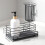 Smart sink holder with quickdrying diatomite pad,  for dishwashing utensils. 3