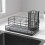 Smart sink holder with quickdrying diatomite pad,  for dishwashing utensils. 4