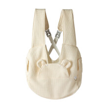 Pet Carrier Bag Backpack Soft LargeCapacity Travel Bag For Puppies And Small Pets Multipurpose White