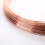 T2 Purple Copper Bare Copper Wire Solid Round Wire,Wire Diameter: 3mm,Length: 3m 2